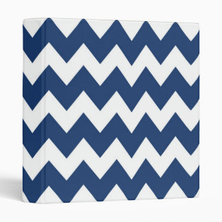 Classeur Motif moderne coloré de Chevron de bleu marine
