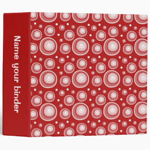 Classeur Motif moderne des Pois rouges