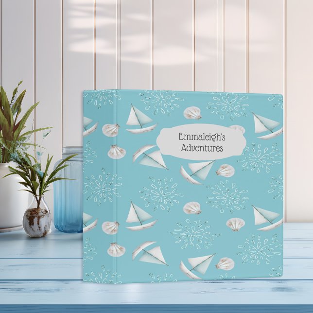 Classeur Motif nautique Clam Nautical (Créateur téléchargé)