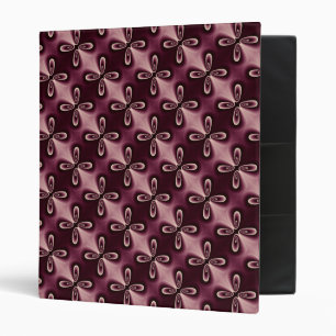 Classeur Motif numérique Pétal Floral Rouge Bourgogne