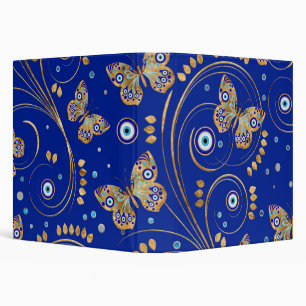 Classeur Motif oculaire du papillon d'or