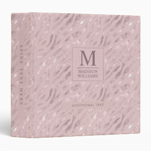 Classeur Motif Pailleté Or Rose Pâle Douceur Douce Personna
