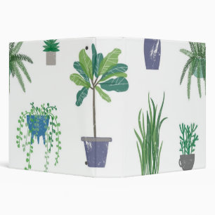 Classeur motif plante