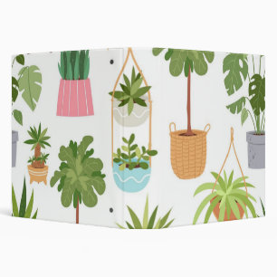 Classeur motif plante