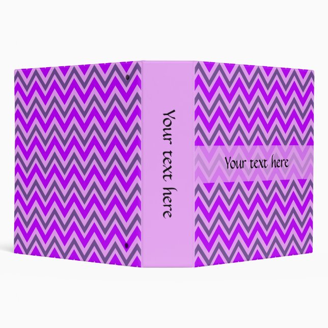 Classeur Motif Purple Chevron (Arrière-plan)