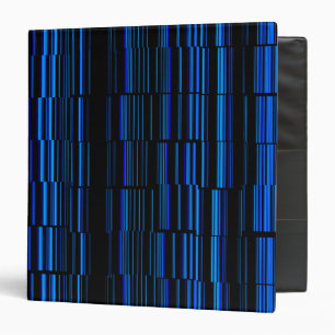 Classeur Motif rayure élégant BLEU