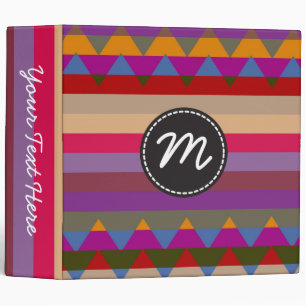 Classeur Motif rayures Chevron tendance #17