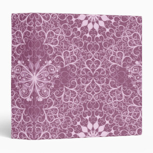 Classeur Motif rose vintage