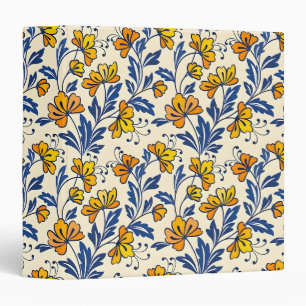 Classeur Motif sans couture époustouflant de fleurs et de f