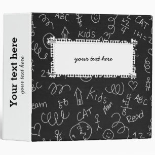 Classeur Motif scolaire