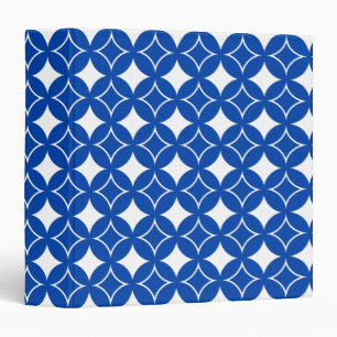 Classeur Motif shippo bleu et blanc
