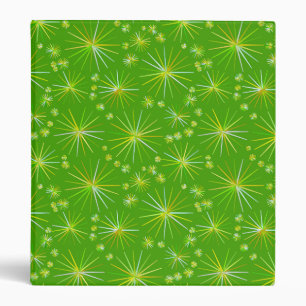 Classeur Motif Spoutnik du milieu du siècle, Vert olive
