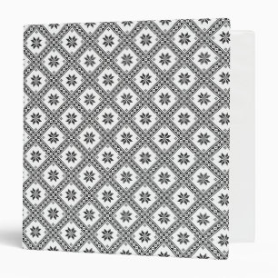 Classeur Motif transparent de conception de point de croix