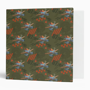 Classeur Motif vert Dusty