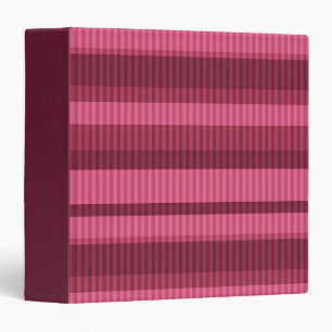 Classeur Motif vertical rayé rouge corail