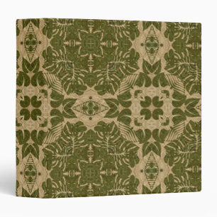 Classeur Motif vintage de damassé d'art