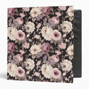 Classeur Motifs floraux doux et féminins fleurs minuscules