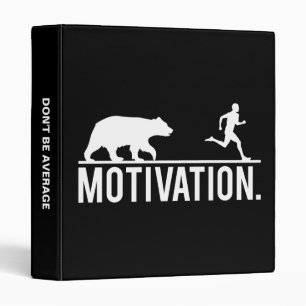 Classeur Motivation amusante de l'entraînement - Bear Chasi