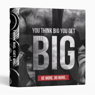 Classeur Motivation "Body building" - Pensez grand, obtenez