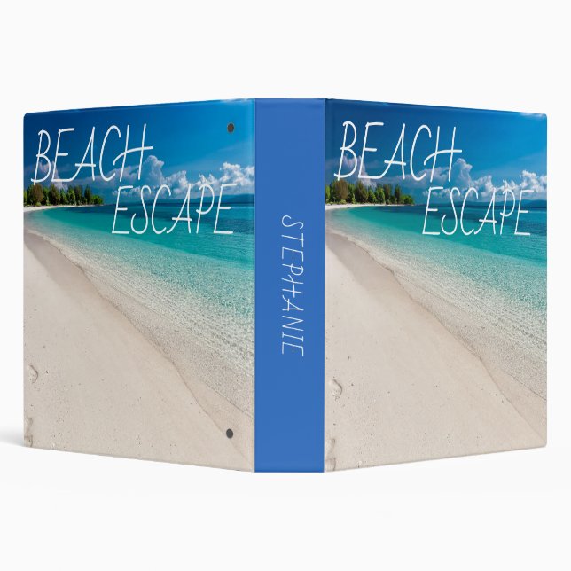 Classeur Motivation de plage du Paradis tropical mariage (Arrière-plan)