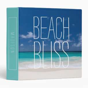 Classeur Motivation des Caraïbes de plage de paradis