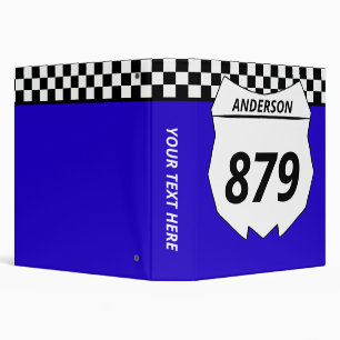 Classeur Motocross Custom Dirt Numéro de vélo Plaque sur bl