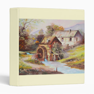 Classeur Moulin à eau à la campagne