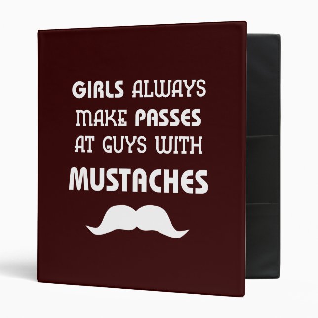 Classeur Moustache (Devant/intérieur)