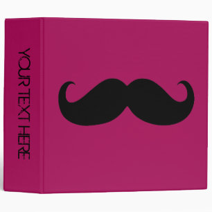 Classeur Moustache Noire Drôle 27