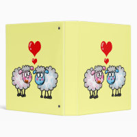 Moutons drôles de bande dessinée, épousant des