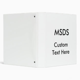 Classeur MSDS, texte fait sur commande ici