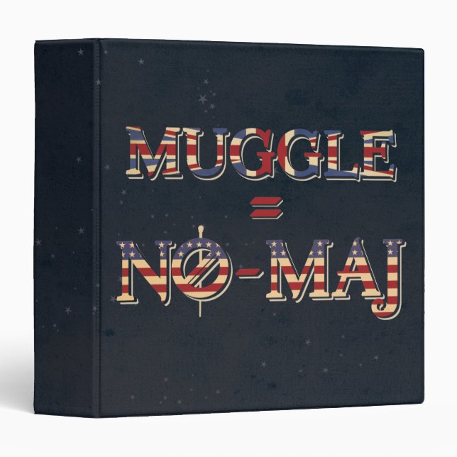CLASSEUR MUGGLE™ = NO-MAJ™ (Devant/Côté)