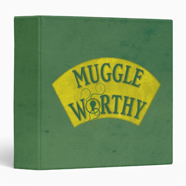 CLASSEUR MUGGLE WORTHY™ (Devant/Côté)