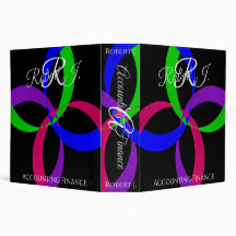 Multi Color Geometric Interchange Binder