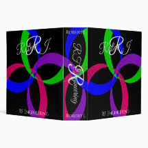 Multi Color Geometric Interchange Binder