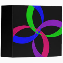 Multi Color Geometric Interchange Binder