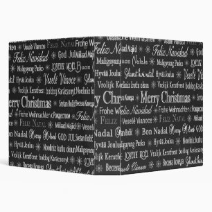 Classeur Multi-language Merry Christmas Thunder_Cove