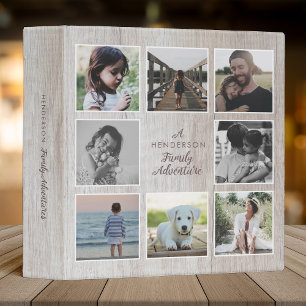 Classeur Multiphoto Nom de famille Collage Aventure Album