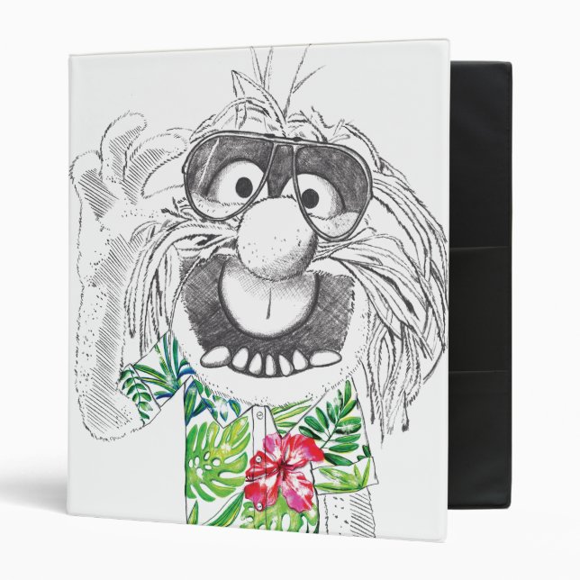 Classeur Muppets | Animal Dans Une Chemise Hawaïenne (Devant/intérieur)