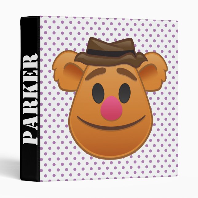 Classeur Muppets| Emoji Ours Fozzie (Devant/Côté)