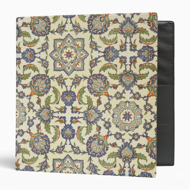 Classeur Murez les tuiles de Qasr Rodouan, 'd'art arabe (Devant/Intérieur)