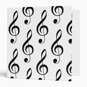 Classeur musical Treble Clef
