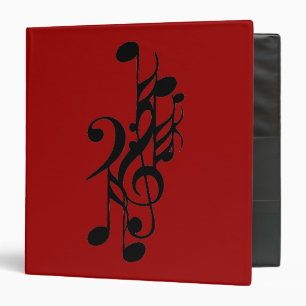 CLASSEUR MUSICIEN DE NOTES MUSICALES