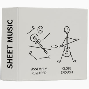 Classeur Musique de feuille