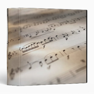 Classeur Musique de feuille détaillée