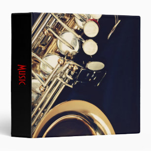 Classeur Musique de saxophone