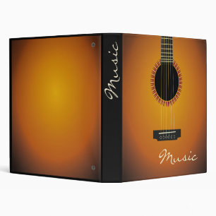 Classeur Musique guitare unique