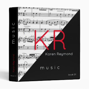 Classeur musique/notes musicales musique