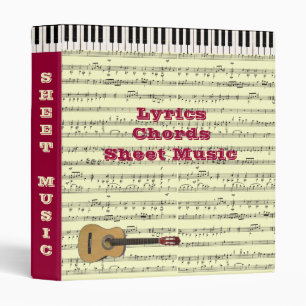 Classeur Musique (personnalisable)