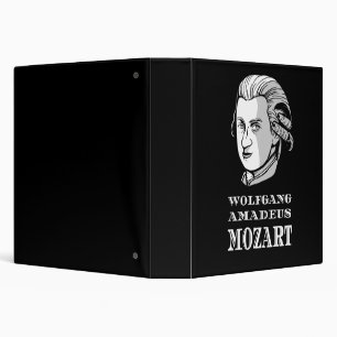 Classeur Musique - Portrait de Wolfgang Amadeus Mozart